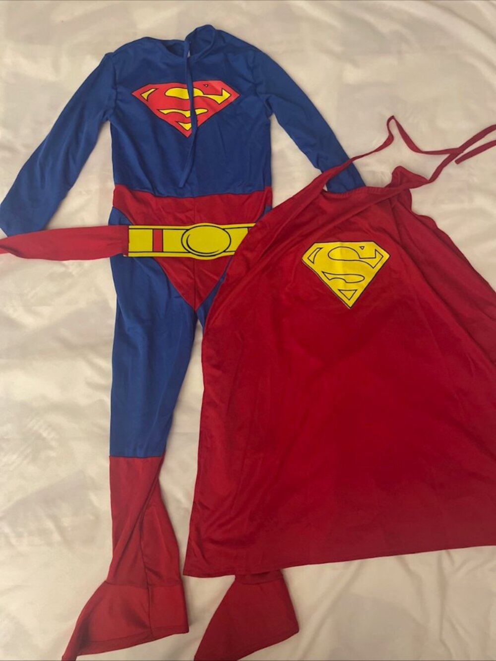 Rubie's DC Superman Costume Jumpsuit Cape Small 4-6 USA